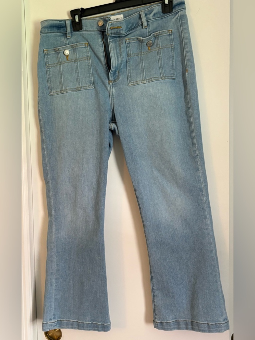 Cropped loft jeans